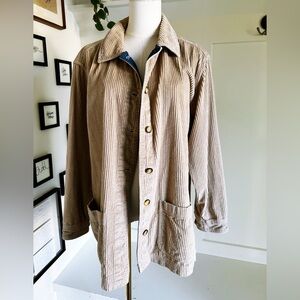 🫶🏼SOLD Cabin Creek Vintage Tan Corduroy Jacket | Made in USA | Size L